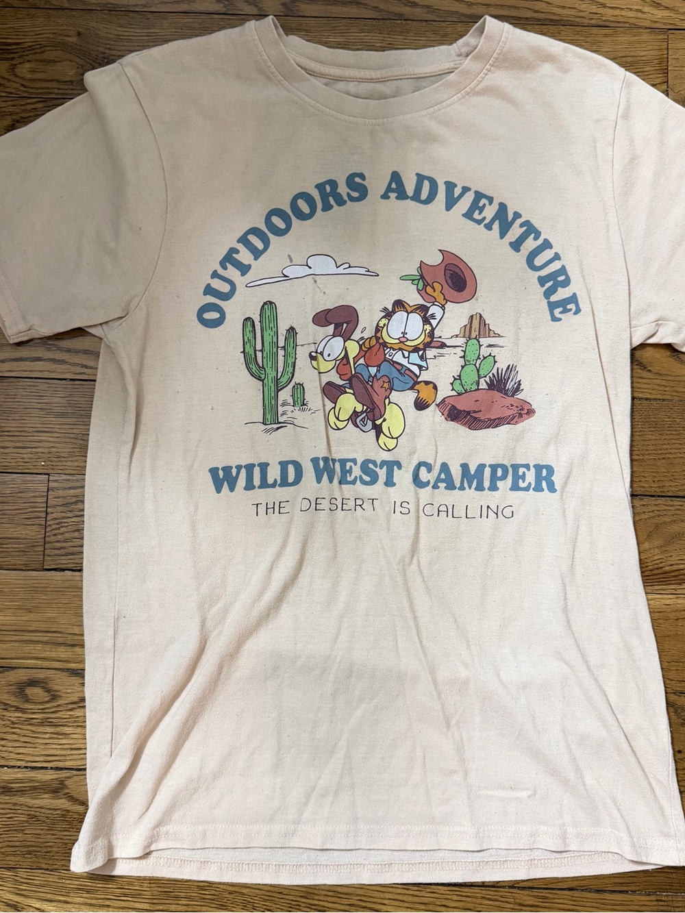 Nickelodeon Garfield Logo Tee - Cream